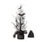 Glitzhome; Glitzhome® 20" Lighted Halloween Bats Table Tree Decor; Category:Halloween Floral Arrangements; Image:2